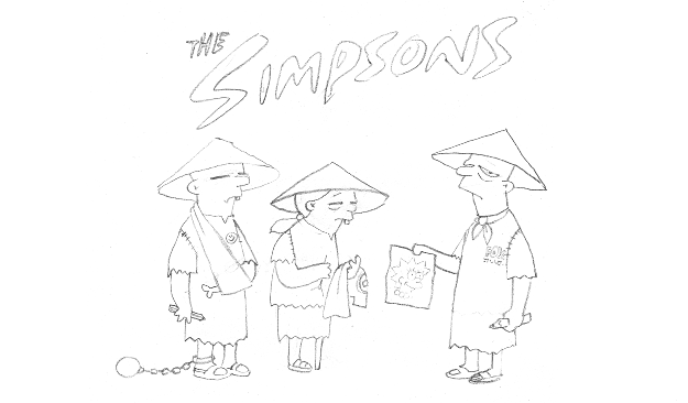 Banksy x Simpsons Opening Seq Storyboard