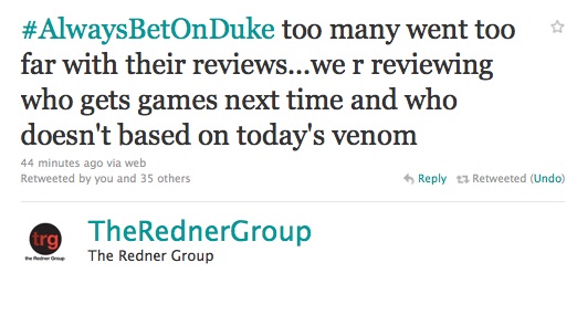 Bad Reviews from Gaming Outlets lands PR Firm to Explode