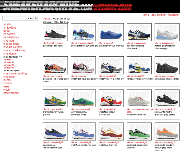 Flightclub presents sneakerarchive.com