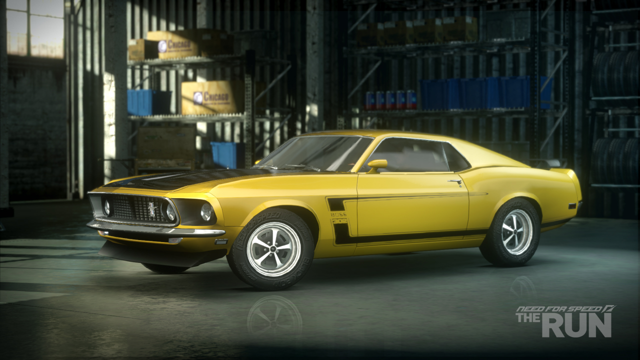 Ford Mustang Boss 302 дрифт