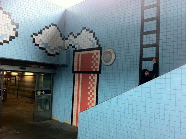 Things We’re Diggin’: Pixel Artwork in Stockholm Train Station