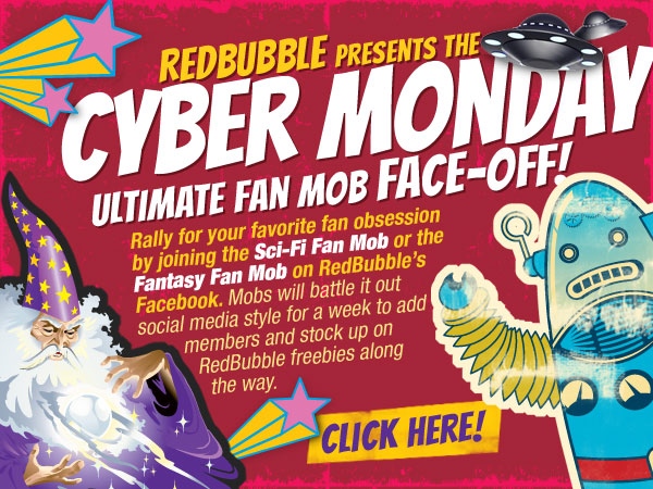 Red Bubble x Cyber Monday Giveaway