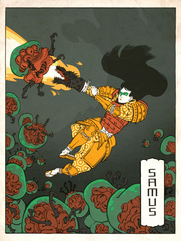 Things We’re Diggin’: Japanese Woodblock Video Game Characters