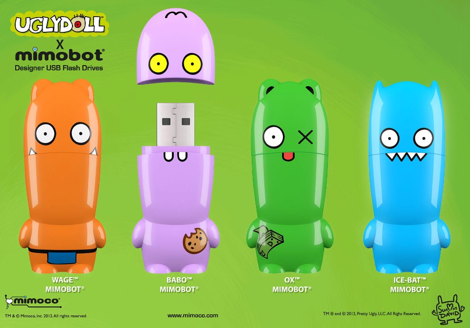 NYCC 2012: Uglydoll x MIMOBOT Flash Drive Series