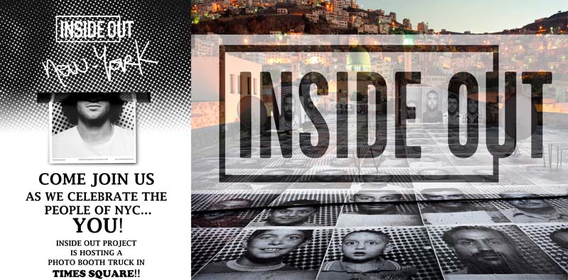 Artist JR brings Inside Out Project to Times Square, NYC!