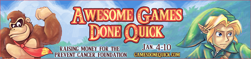 Awesome Games Done Quick Kicks Off 2015 to Raise Funds for The Prevent Cancer Foundation on January 4th