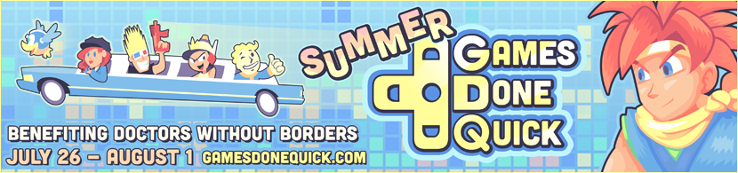 Summer Games Done Quick 2015 Is Back to Raise Funds for Doctors  Without Borders on July 26th