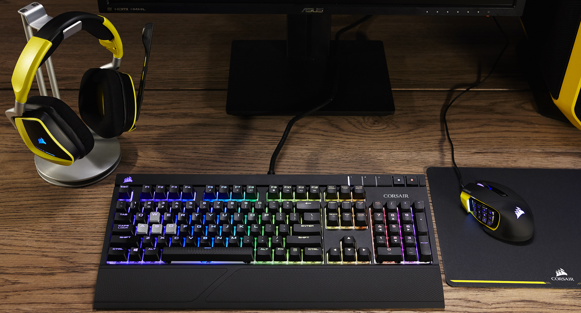 Corsair Evolves Gaming Arsenal with New RGB Keyboards, Mice, and Headsets