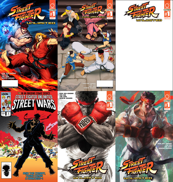 STREET FIGHTER™ UNLIMITED #1 Covers and Variants Revealed