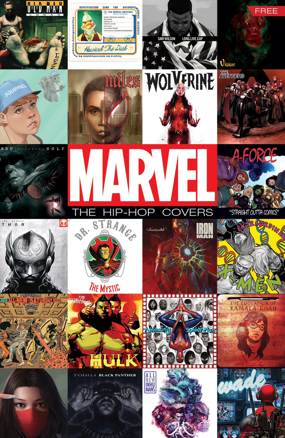 Marvel’s Hip-Hop Variants Return to Comic Shops For First Ever HIP-HOP VARIANT SAMPLER!