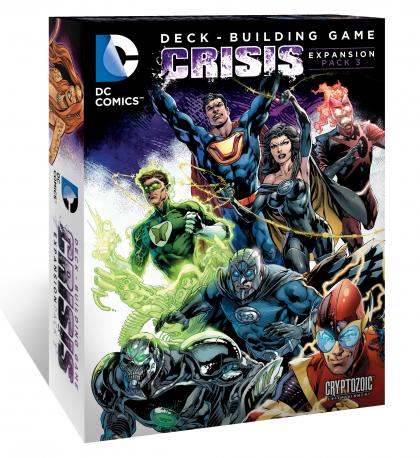 Cryptozoic Entertainment Releases DC Comics Deck Building Game: Crisis Expansion Pack 3