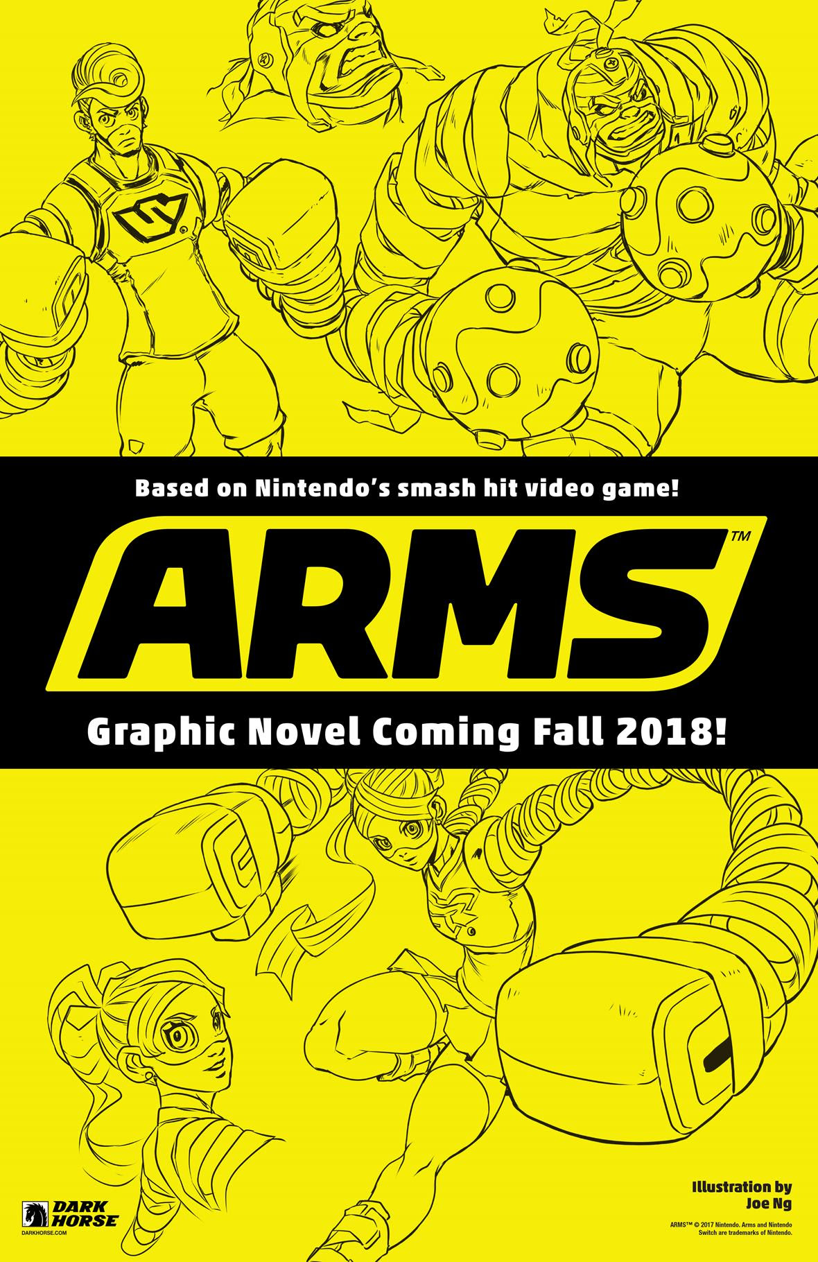 [NYCC 2017] DARK HORSE PACKS A PUNCH WITH NEW “ARMS” GRAPHIC NOVELS