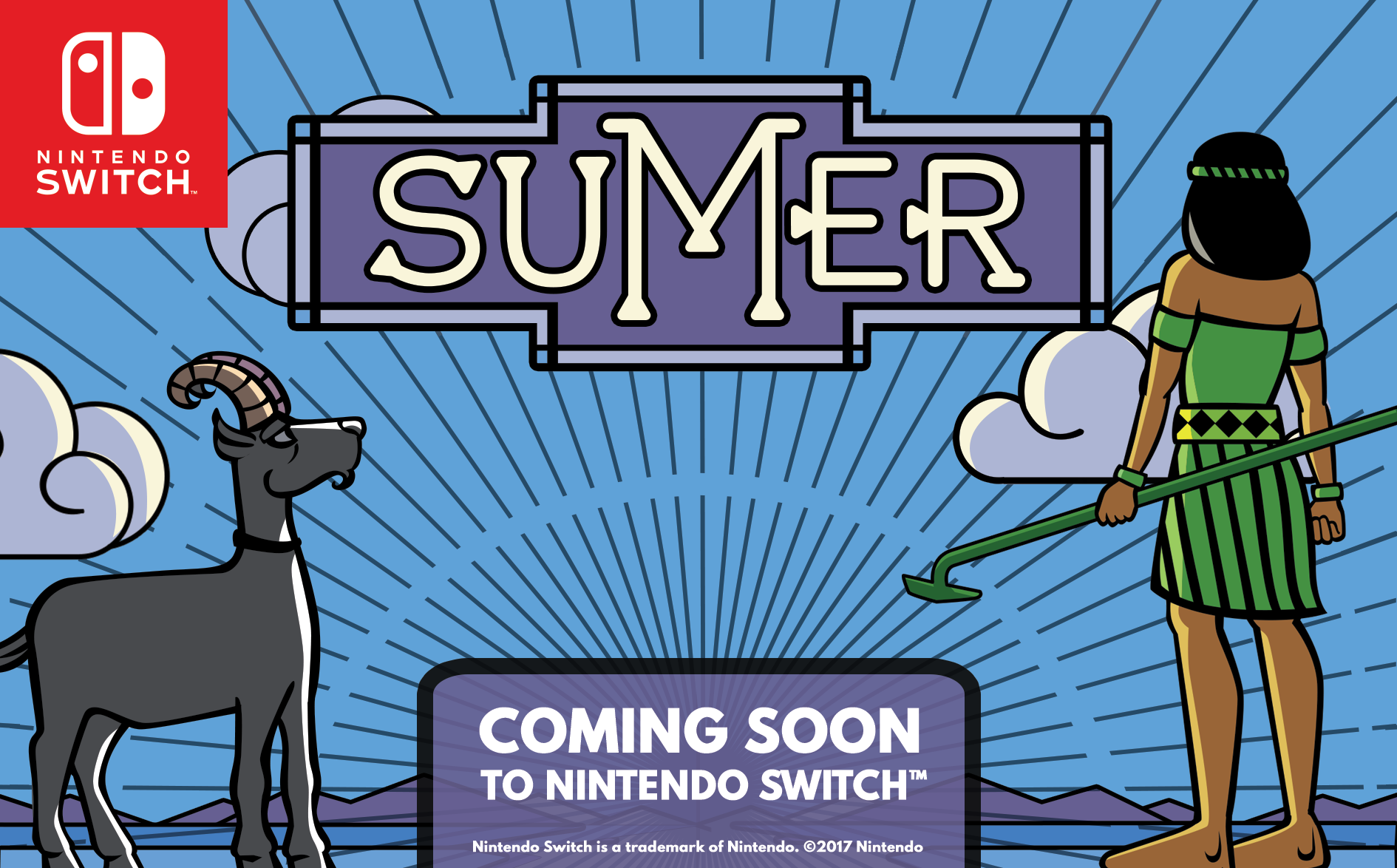 Sumer releasing on Nintendo Switch