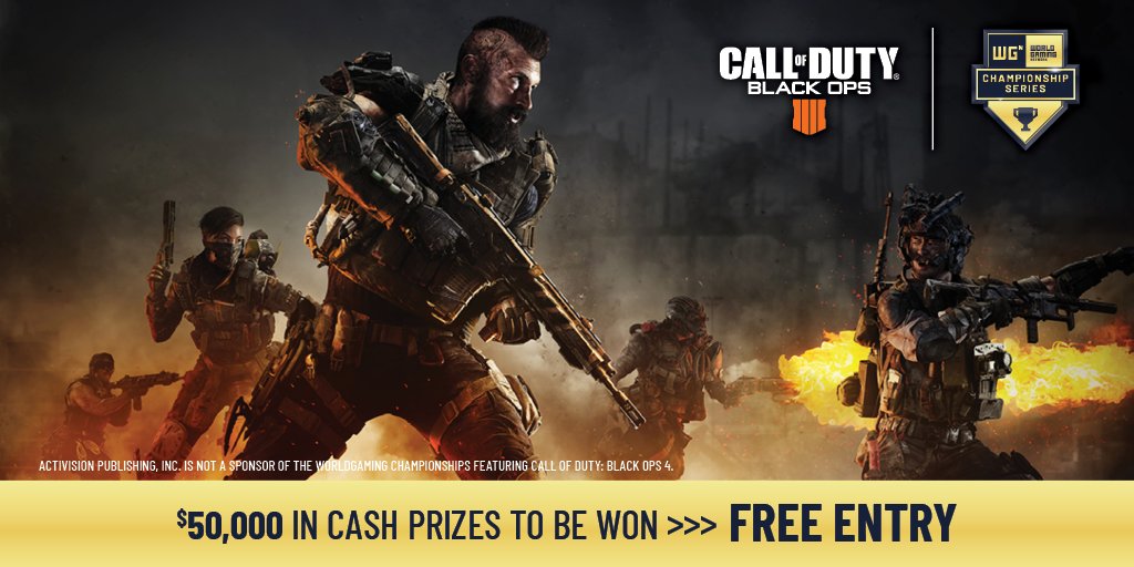 Time To Squad Up for WorldGaming Network’s Championship Featuring Call of Duty®: Black Ops 4