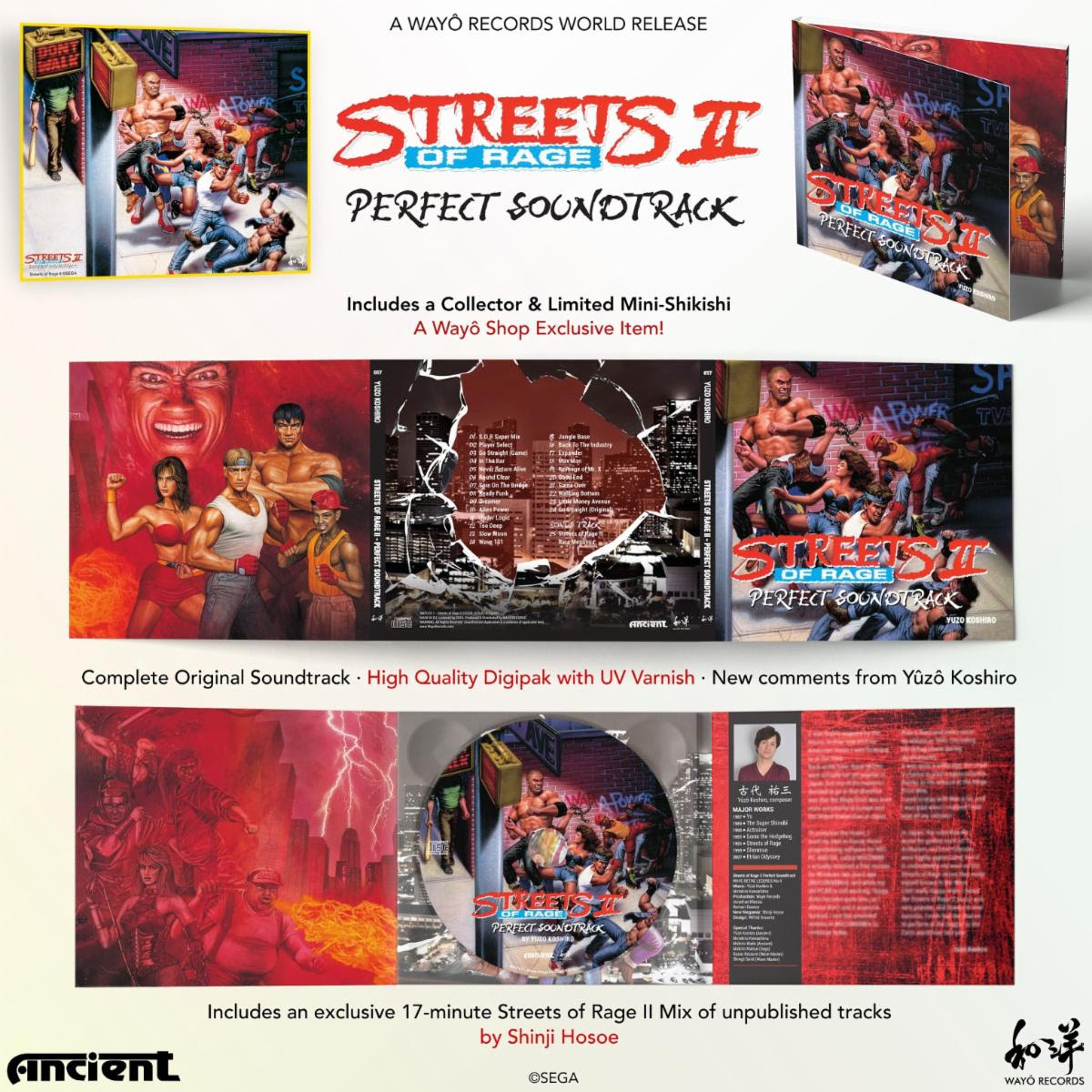 Streets of Rage Soundtracks Re-Release on CD and Cassette