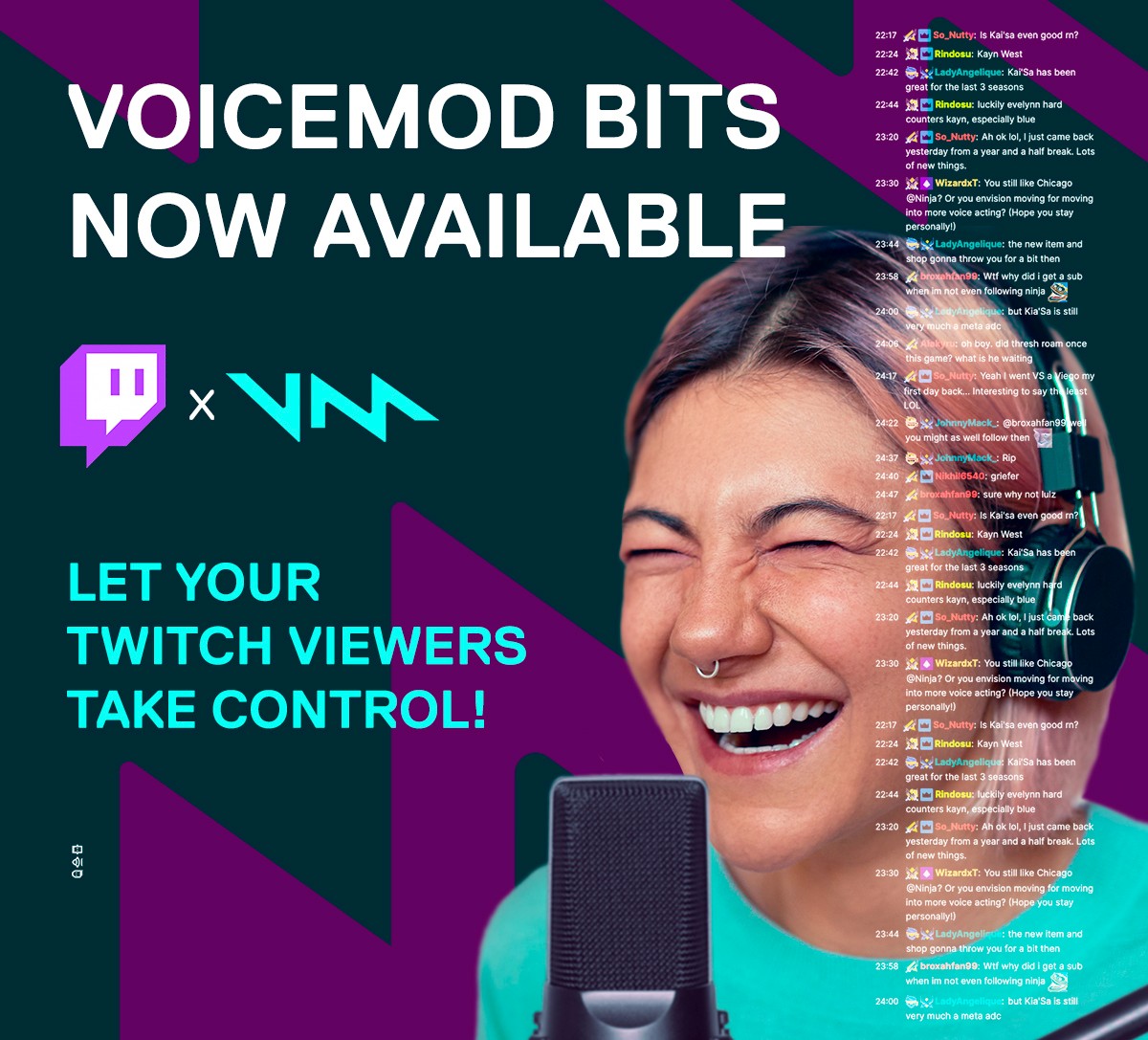 Voicemod Launches Twitch Extension — Voicemod Bits — Boosting Streamer Monetization and Engagement