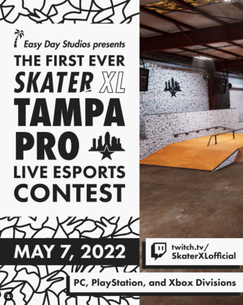 FIRST-EVER SKATER XL TAMPA PRO ESPORTS CONTEST ANNOUNCED