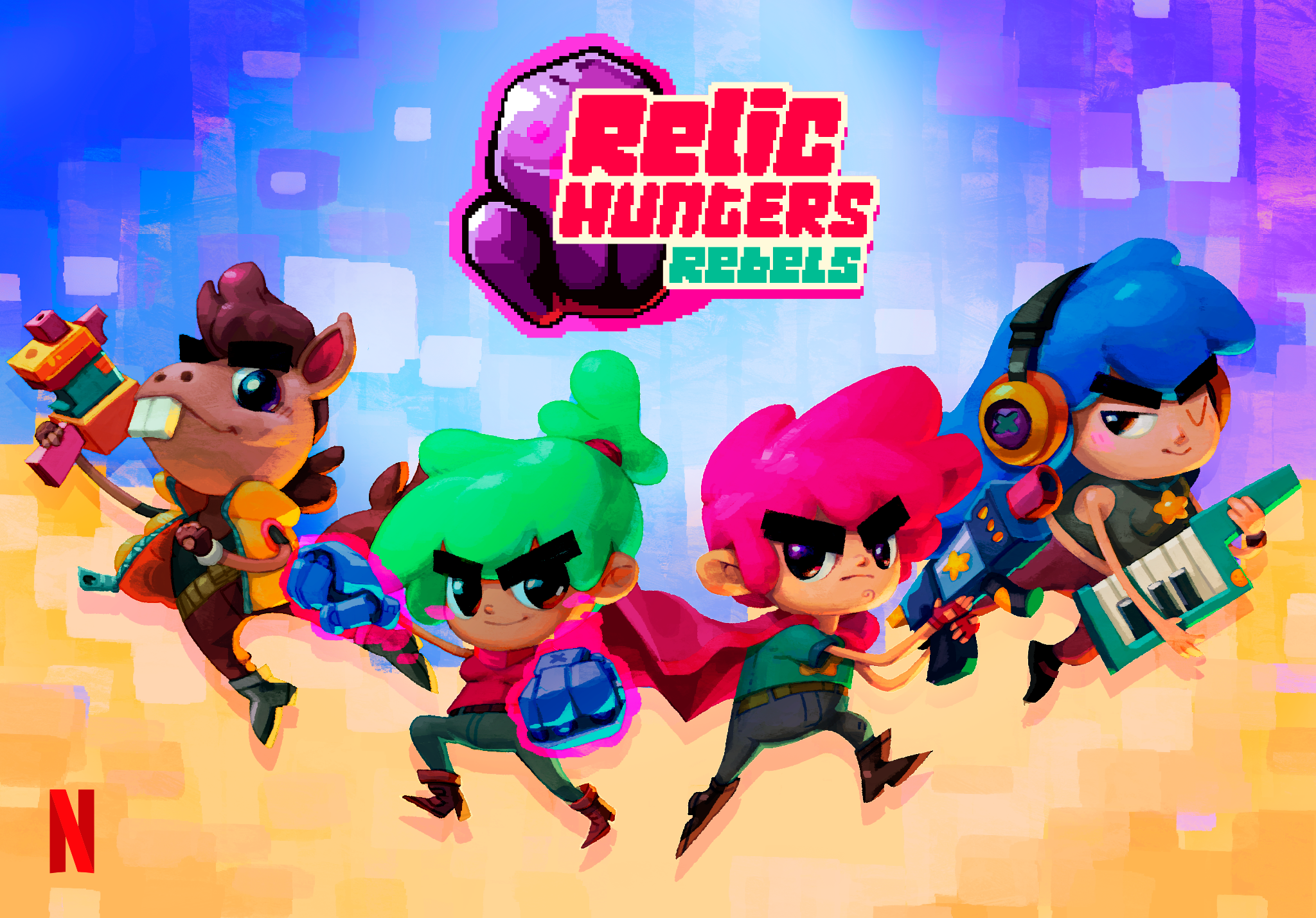 Relic Hunters Rebels, the new Shooter/Looter/RPG mobile game, will be released on Netflix TODAY!