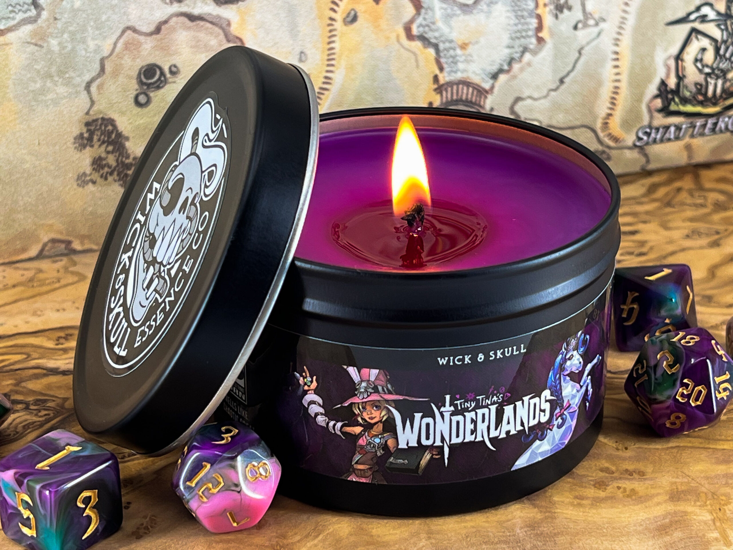 Loot, Shoot, and… Sniff! Wick & Skull Announces Tiny Tina’s Wonderlands Inspired Candle