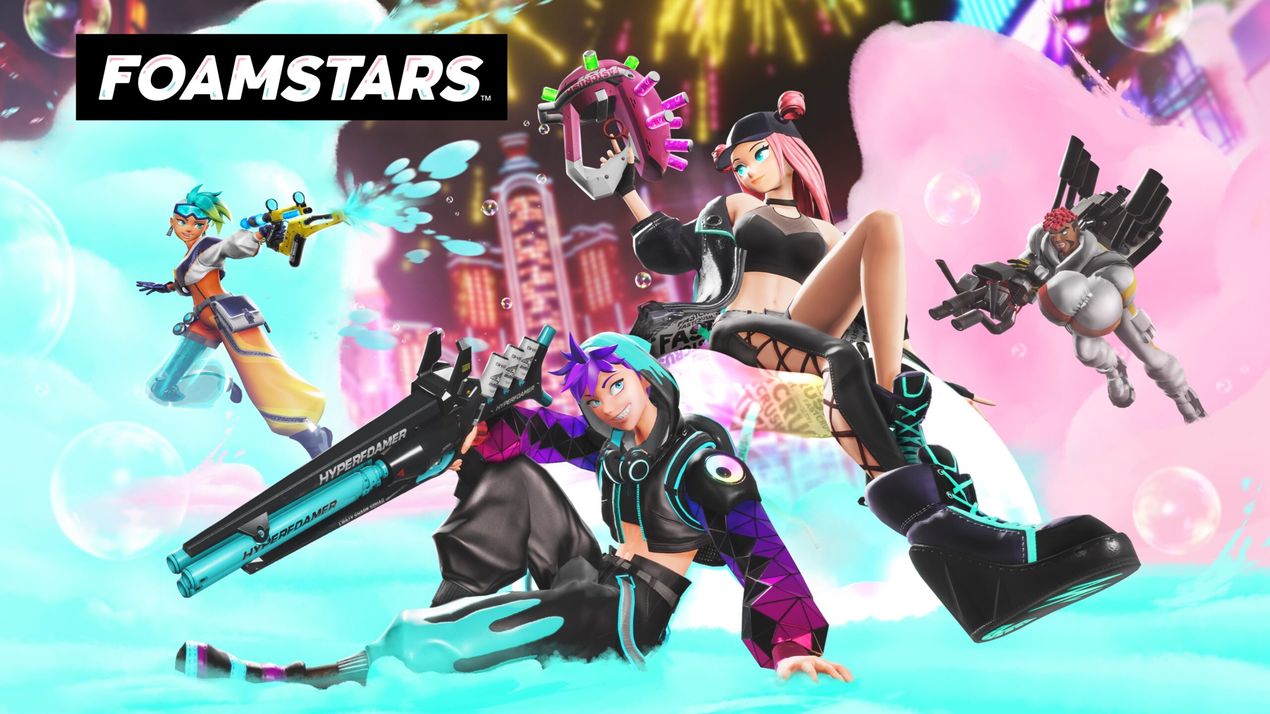 SQUARE ENIX TO LAUNCH FOAMSTARS- 4V4 FOAM PARTY SHOOTER -FEBRUARY 6 ON PLAYSTATION® PLUS