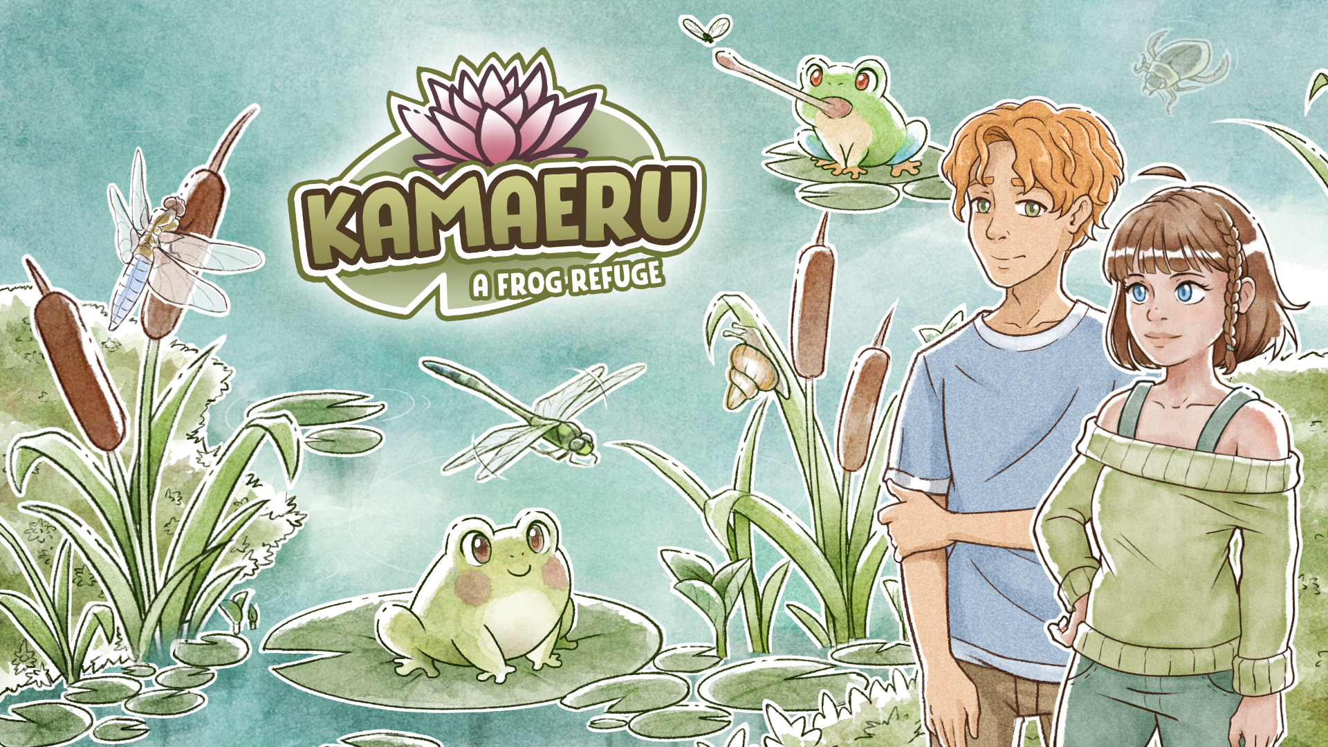 Wholesome Amphibious Sanctuary Simulator Kamaeru: A Frog Refuge Leaps onto Nintendo Switch This Year