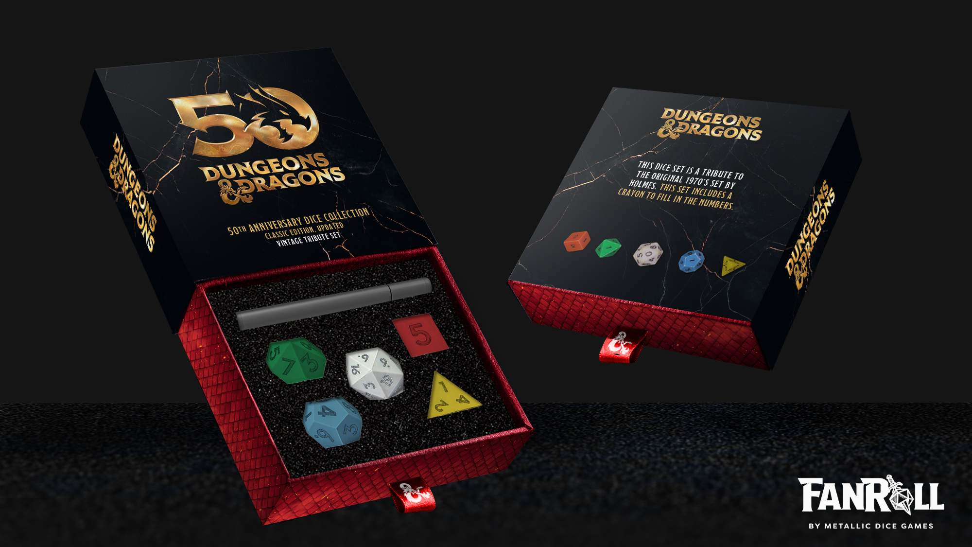 FanRoll Celebrates DUNGEONS & DRAGONS’ 50th Anniversary at Gen Con